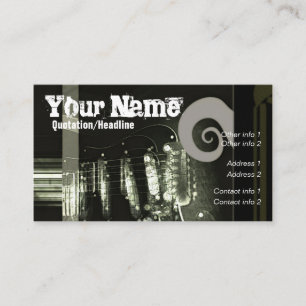 GUITAR "Grungee" Business card