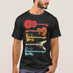 Guitar Guitar Lover Retro Style Gift For Guitaris T-Shirt