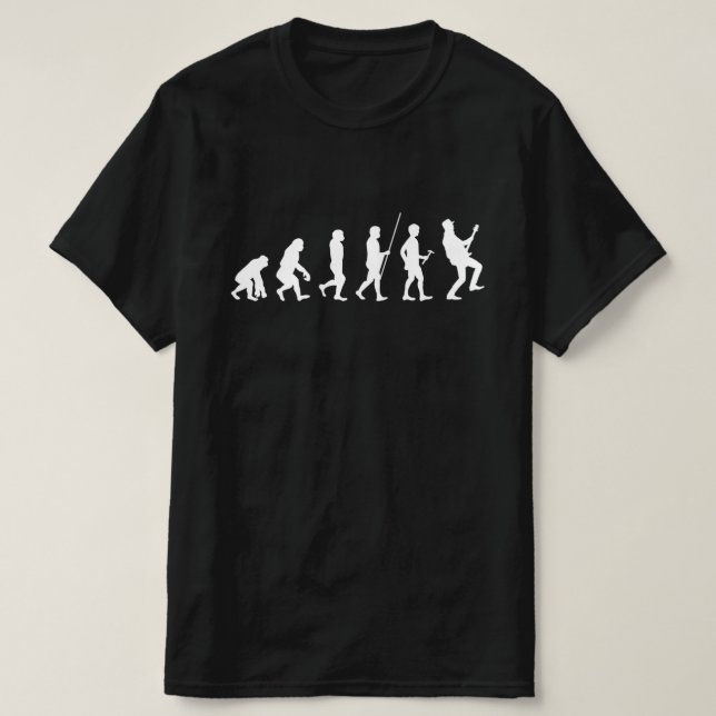 guitar guitarist guitar evolution T-Shirt (Design Front)