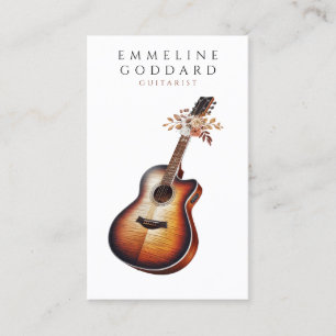 Guitar Guitarist Music Musician Teacher Business Card