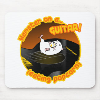 Guitar Hamster Mouse Pad