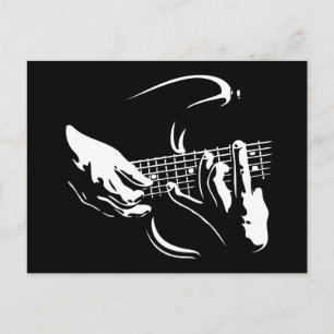 guitar-hands-DKT Postcard