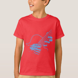 Guitar Hands II -blu T-Shirt