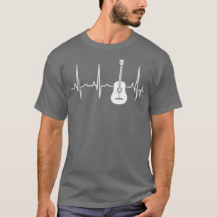 Guitar Heartbeat Guitar Player Music Band Guitaris T-Shirt