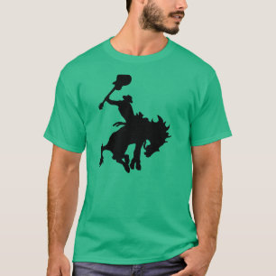 Guitar Hero rodeo cowboy on horseback T-Shirt