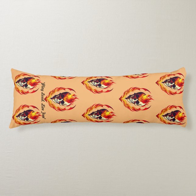 "Guitar Heroes Unite" Body Cushion (Front)