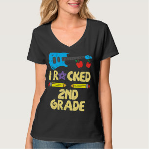 Guitar I Rocked 2nd Grade Last Day Of School Music T-Shirt