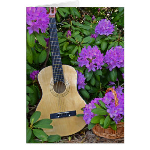 Guitar in Rhododendrons