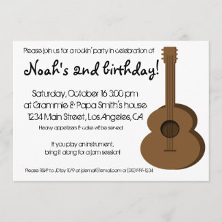 Guitar Invitation