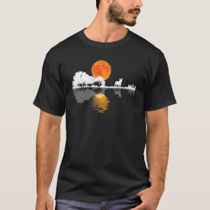 Guitar Lake Shadow French Bulldog Dog T-Shirt