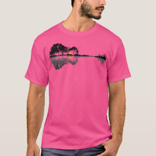 Guitar Lake Shadow Love Gitarre T-Shirt