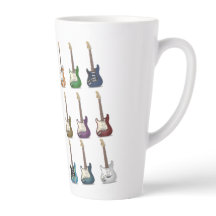 Guitar Latte Mug