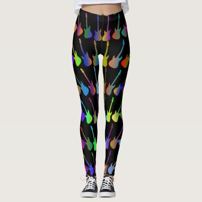 Guitar Legion Splash of Colours Leggings (Front)