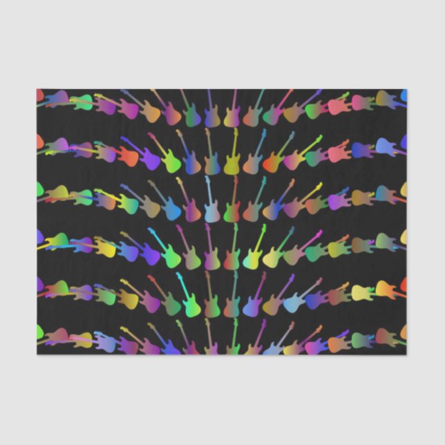 Guitar Legion Splash of Colours Tissue Paper (Front)