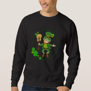 Guitar Leprechaun St Patricks Day Guitar Player Ir Sweatshirt