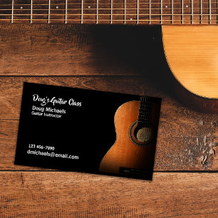 Guitar Lessons / Instructor Business Card
