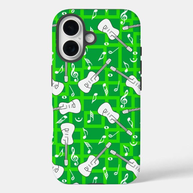 Guitar Lines Music Notes Case-Mate iPhone Case (Back)
