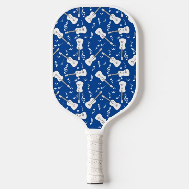 Guitar Lines Music Notes Pickleball Paddle (Front)