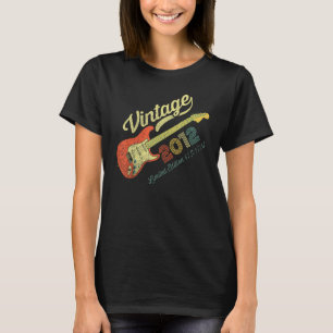 Guitar Lover 11 Years Old Tee - Vintage 2012 11th