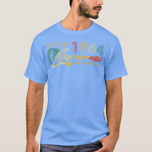 Guitar Lover 58 Year Old Gifts Vintage 1964 Limite T-Shirt