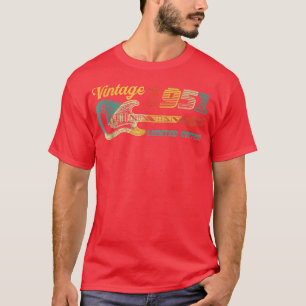 Guitar Lover 71 Year Old Vintage 1951 Limited Edit T-Shirt