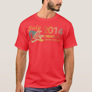 Guitar Lover 8 Year Old Gifts July 2014 Limited Ed T-Shirt
