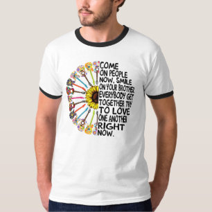 Guitar Lover Acoustic Floral Guitar Gift T-Shirt