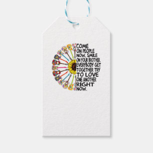 Guitar Lover Acoustic Floral Guitar Gift Tags