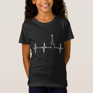 Guitar Lover   Awesome Bass Guitar Heartbeat T-Shirt