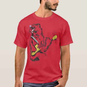 Guitar Lover Bear Playing Bass Guitar Guitarists M T-Shirt