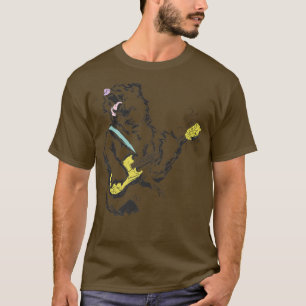 Guitar Lover Bear Playing Bass Guitar Guitarists M T-Shirt