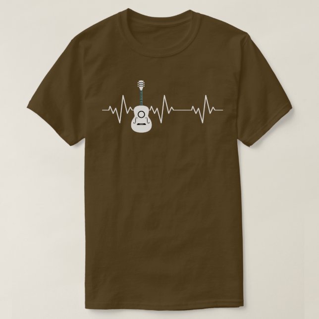 Guitar Lover Gift  Funny Guitar Idea Tee (Design Front)