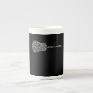 Guitar Lover Guitar Notes Gift Bone China Mug