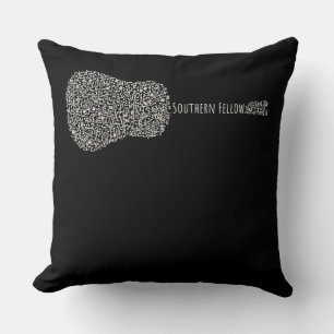 Guitar Lover Guitar Notes Gift Cushion