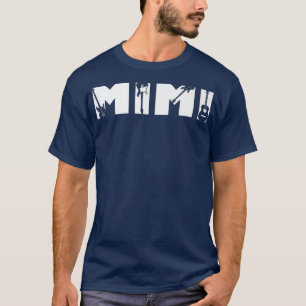 Guitar Lover Guitarist Mimi Funny Music Mothers Da T-Shirt