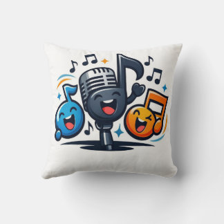 Guitar Lover – Minimalist Music Illustration Desig Cushion
