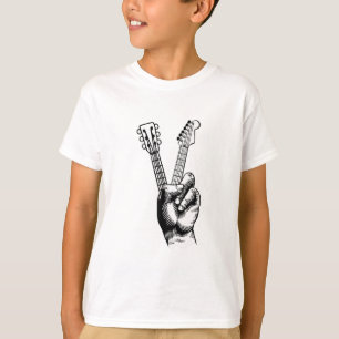 Guitar Lover Say Hi Guitar Gift T-Shirt