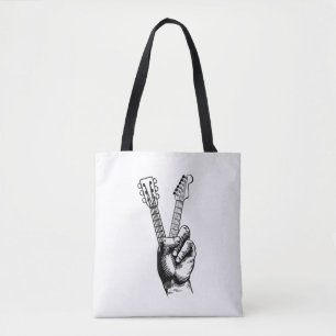 Guitar Lover Say Hi Guitar Gift Tote Bag
