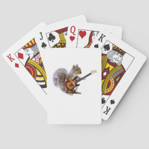 Guitar Lover   Squirrel Playing Guitar Cards
