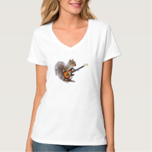 Guitar Lover   Squirrel Playing Guitar T-Shirt