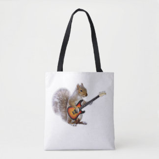 Guitar Lover | Squirrel Playing Guitar Tote Bag