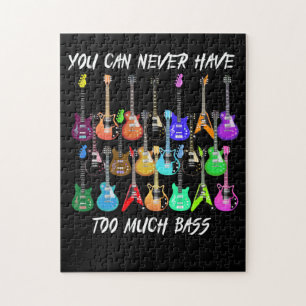 Guitar Lover   You Can Never Have To Must Bass Jigsaw Puzzle