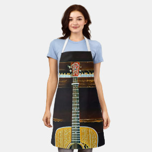 Guitar lovers gifts apron