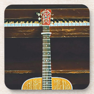 Guitar lovers gifts coaster