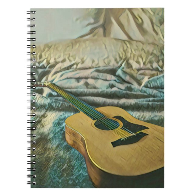 Guitar lovers gifts notebook (Front)