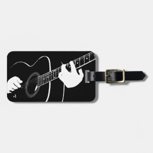 guitar luggage tag