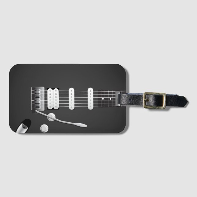 Guitar Luggage Tag (Front Horizontal)