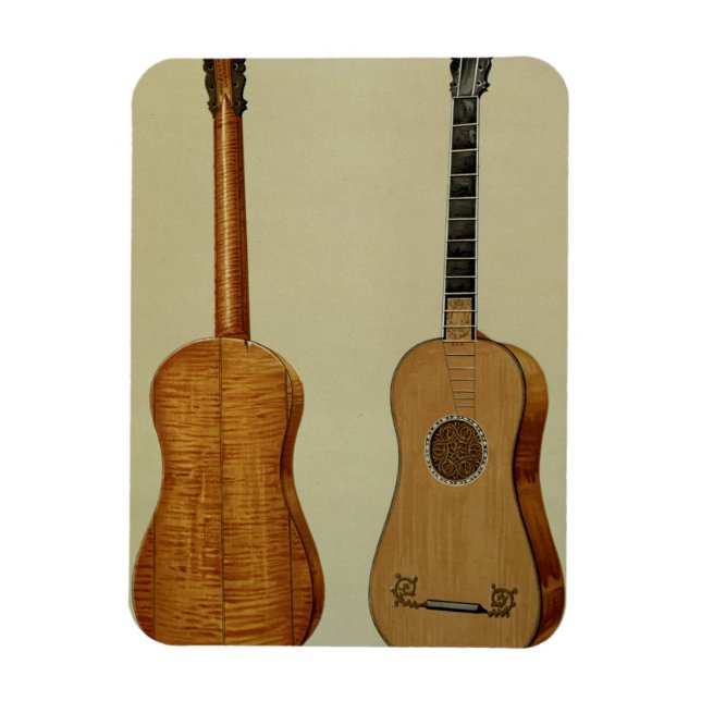 Guitar made by Antonio Stradivarius (c.1644-1737), Magnet (Vertical)