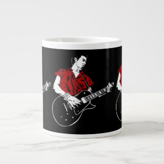 guitar man large coffee mug