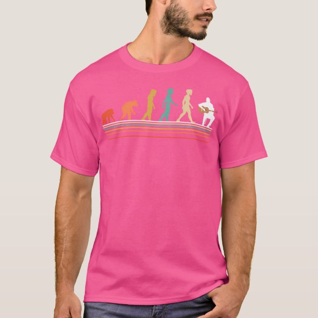 Guitar Men Evolution Guitar T-Shirt (Front)